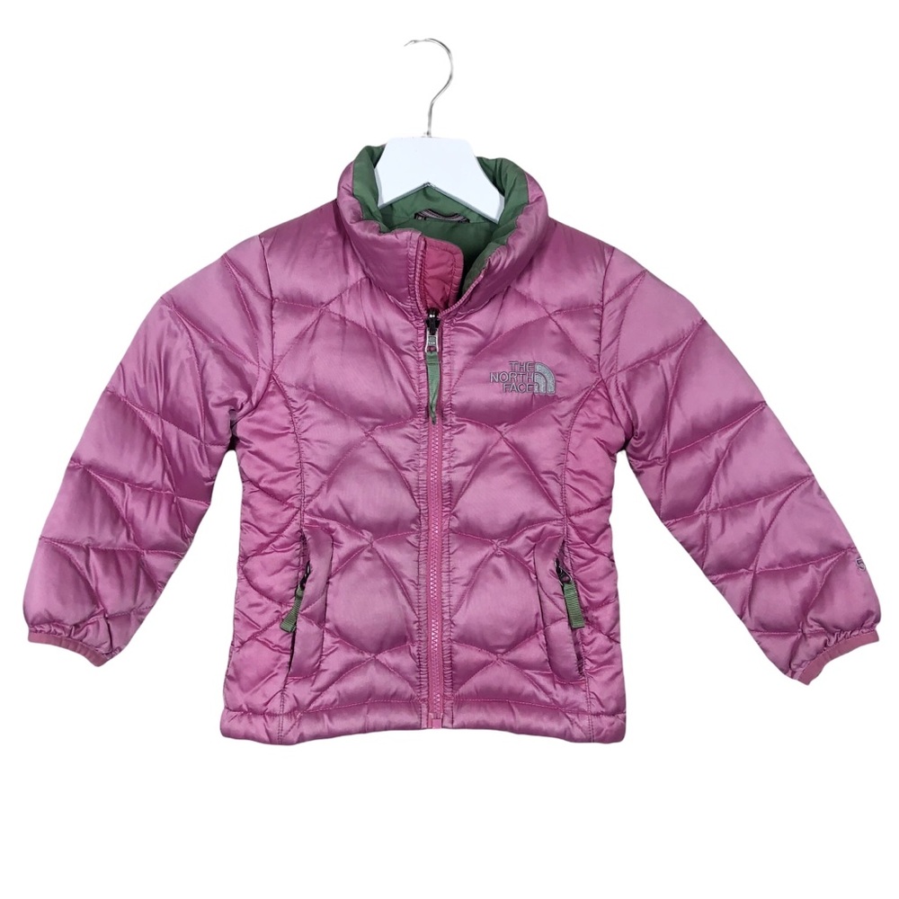 The North Face Pink Quilted 550 Down Filled Winter Coat Girl’s Size XXS